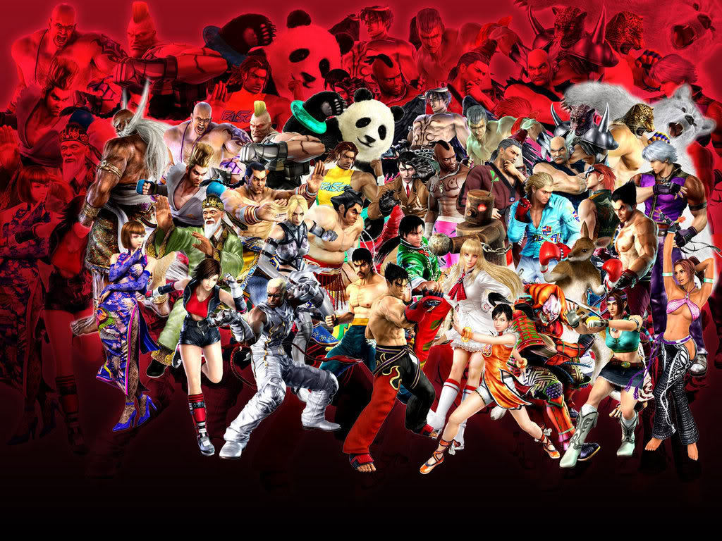 Todos Os Personagens De Tekken 3 (PS1) 